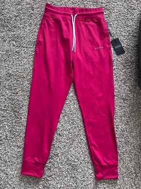 NVGTN Strawberry Red Drawstring Joggers